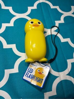 New Cute Yellow Duck LED Flashlight Novelty